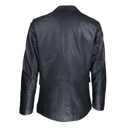 Veste Arrezo   blazer homme cuir crocodile vue de dos