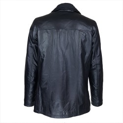 veste homme cuir cookes quatre boutons vue de dos