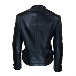 blouson femme cuir prenco vue dos