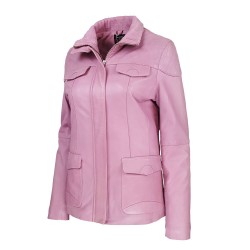 veste femme a zip pinko vue de deux tiers