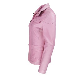 veste femme a zip pinko vue de profil