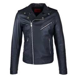 perfecto homme cuir south black vue de face