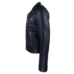 perfecto homme cuir south black vue de profil