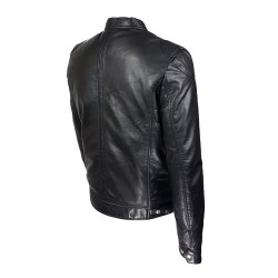 blouson homme cuir style motard atlanta vue de tiers