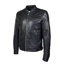 blouson homme cuir style motard atlanta vue de profil