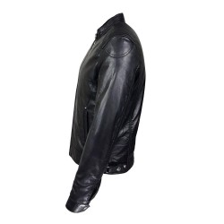 blouson homme cuir style motard atlanta vue de cote inverse