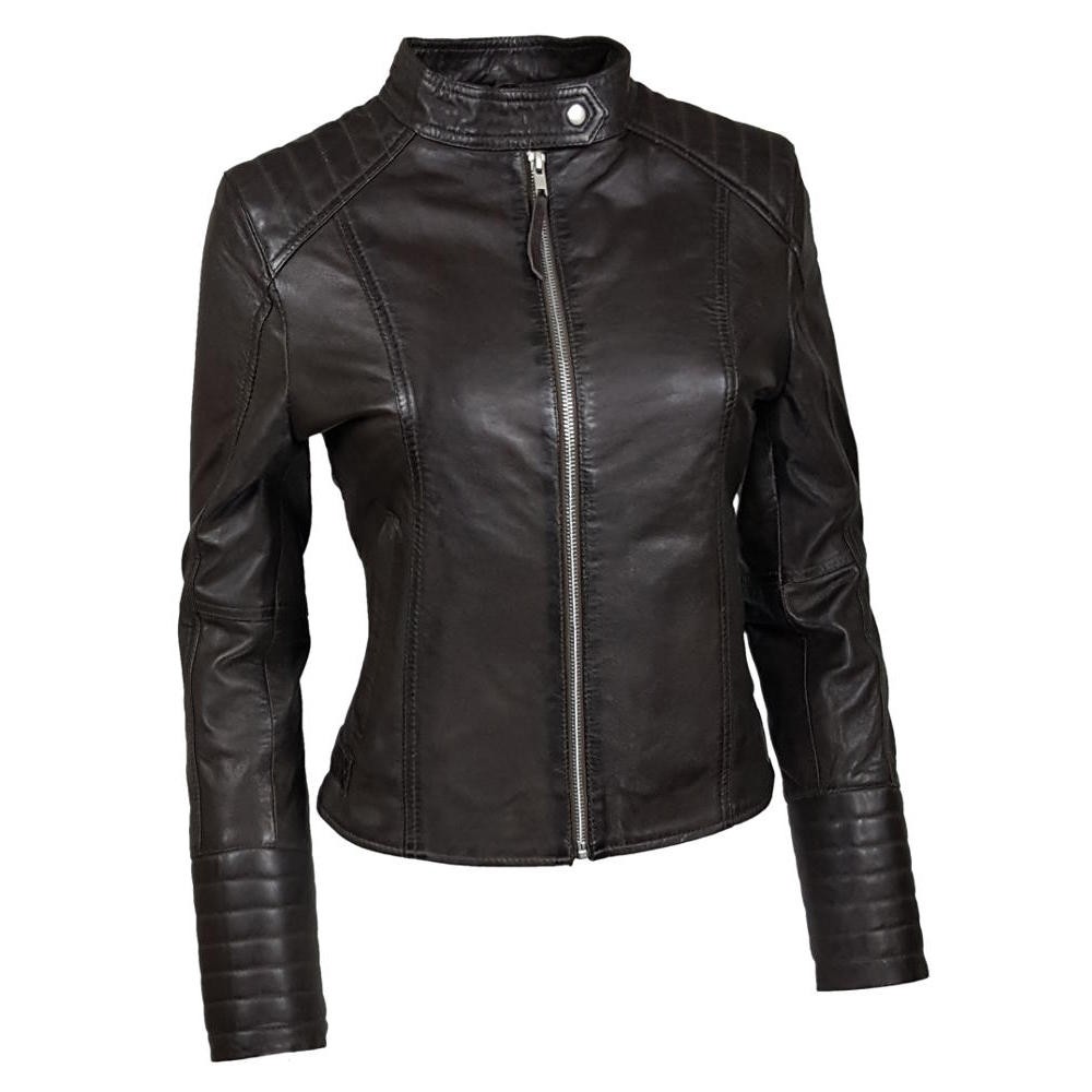 coconut leather woman jacket