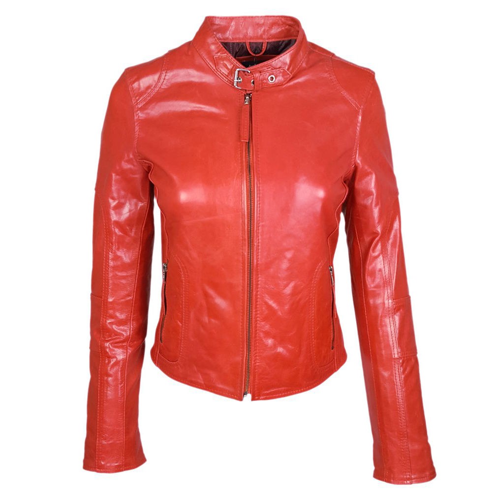 Veste en cuir véritable bolero pour corset veste courte hausser doublé noir rouge 