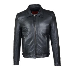 black gergo leather men's...