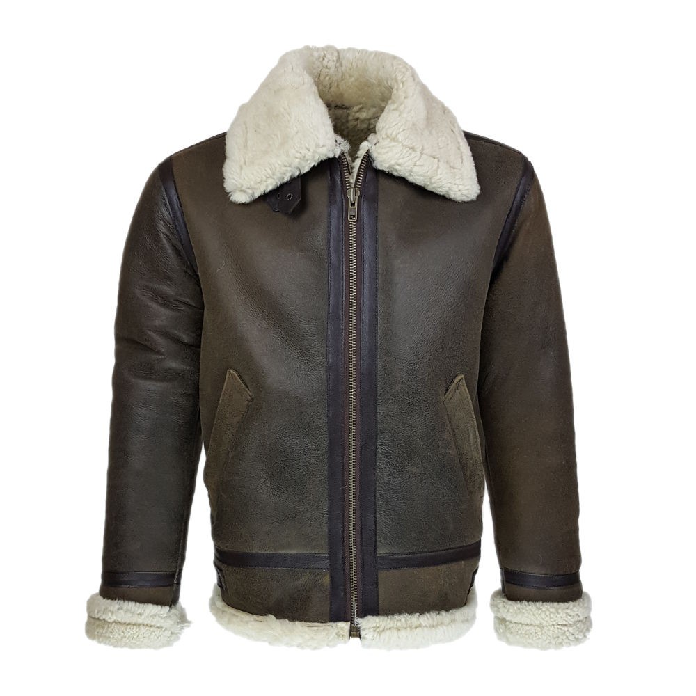 gilet mouton retourné homme