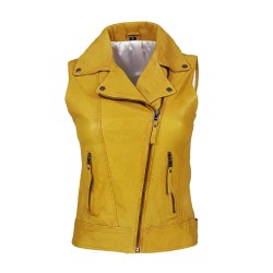 gilet yuzuya jaune moutarde