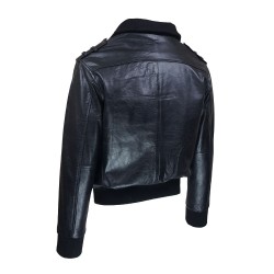 blouson homme cuir pierro black vue trois tiers