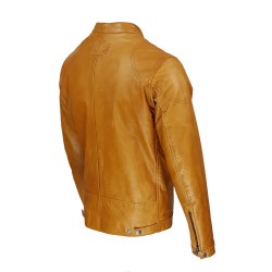 blouson homme cuir minesota vue de deux tiers