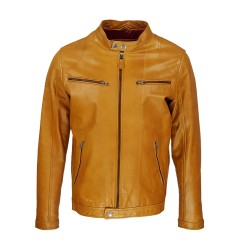 blouson homme cuir minesota vue de face