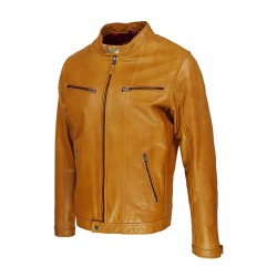 blouson homme cuir minesota vue de tiers