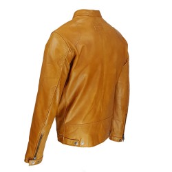 blouson homme cuir minesota vue de trois tiers