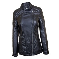 veste femme a capuche  boston black vue de face fermer