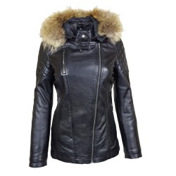 veste femme a capuche  boston black vue de face