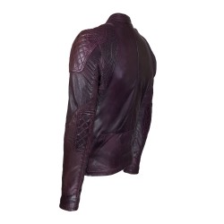 blouson homme cuir style motard mega vue de tiers