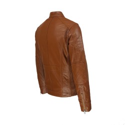 blouson homme cuir montova vue de deux tiers