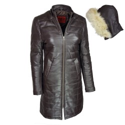 manteau-cuir-femme-maron-face-avec-capuche-detachee