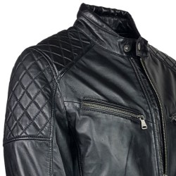 blouson-en-cuir -homme-sapporo-noir-detail