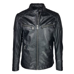 blouson-en-cuir -homme-sapporo-noir-face