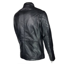 blouson-en-cuir -homme-sapporo-noir-trois tiers