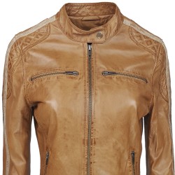 blouson-femme-en-cuir-agneau-biker-deux-bandes-plan-cognac