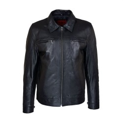 veste homme cuir belmondo