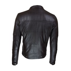 blouson cuir homme vue de dos