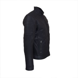 blouson homme cuir terra vue de profil