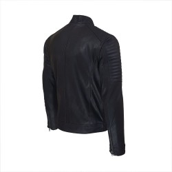 blouson homme cuir terra vue de deux tiers