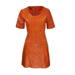 orange penelope dress